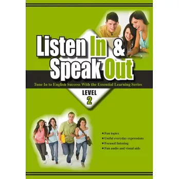 大專用書：Listen In & Speak Out  Level 2(書+CD) | 拾書所
