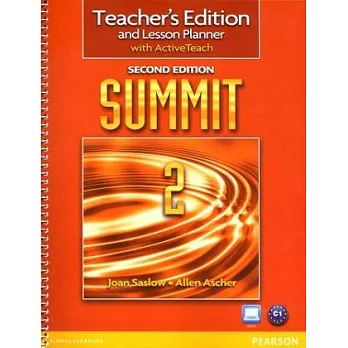 Summit 2/e (2) Teacher’s Edition and Lesson Planner with Active Teach DVD-ROM/1片
