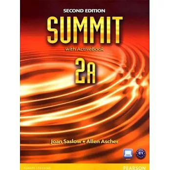 Summit 2/e (2A) Split: Student Book with ActiveBook CD-ROM/1片 and Workbook