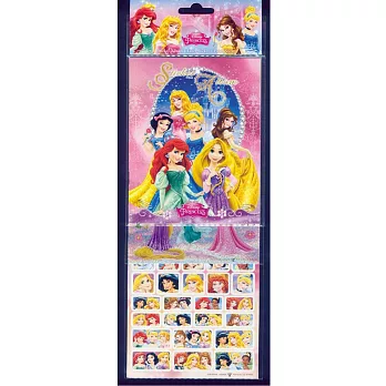 迪士尼公主三層貼紙組