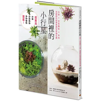 房間裡的小行星：水草x空氣鳳梨x多肉，自組創作超療癒微型玻璃花園