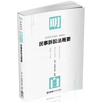 明白 民事訴訟法概要：2019司法特考 高普特考（保成）