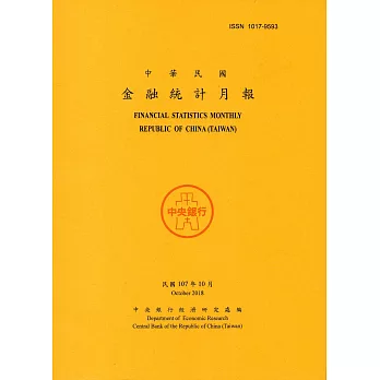 金融統計月報107/10