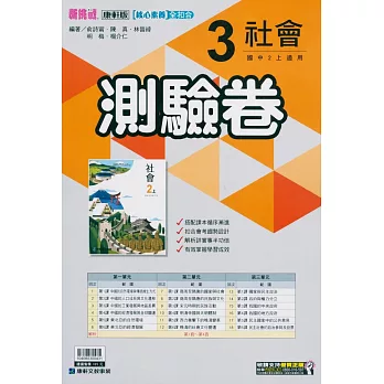 國中康軒新挑戰測驗卷社會二上(113學年)