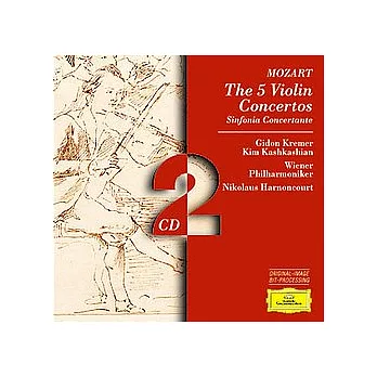 Mozart: The 5 Violin Concertos ; Sinfonia concertoante KV.364 / Gidon Kremer & Wiener Philharmoniker etc.