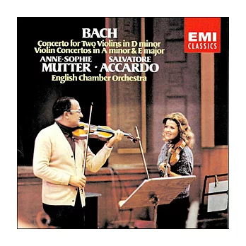 Bach: Concerto for 2 Violins in D minor, Violin Concertos  in A minor & E major / Mutter, Accardo, English Chamber Orchestra