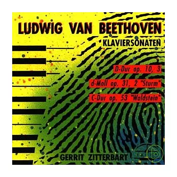 Gerrit Zitterbart, Klavier / Ludwig vanBeethoven Klaviersonaten D-Dur op. 10, 3 d-Moll op. 31,2 Sturm C-Dur op. 53 Waldstein