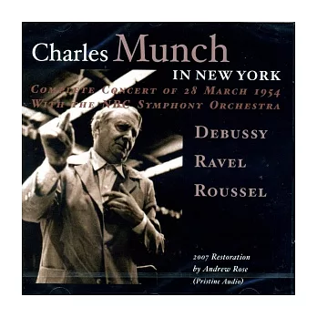 Charles Munch in New York 28/03/1954