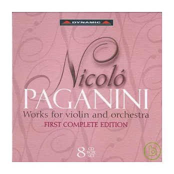 Paganini: Works for Violin and Orchestra - First Complete Edition - 8CDs