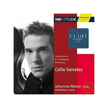 Shostakovich, Tchaikovsky & Weinberg : Cello Sonatas / Johannes Moser、Paul Rivinius