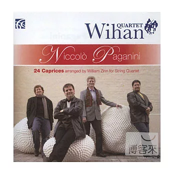 Paganini: 24 Caprices arranged for String Quartet / Wihan Quartet