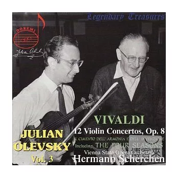 Julian Olevsky Vol. 3: Vivaldi: 12 concerti Op. 8 [2CD] / Julian Olevsky