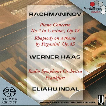 Rachmaninov: Piano Concerto No. 2 & Rhapsody on a theme by Paganini / Werner Haas, Eliahu Inbal cond. Radio Symphony Orchestra F