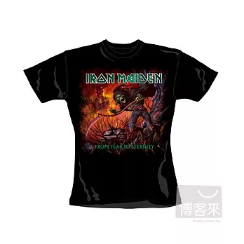 Iron Maiden 鐵娘子樂團 / From Fear To Eternity Album 官方授權限量進口T恤 (黑．S．女版)