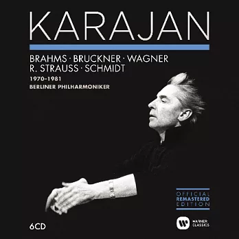 Brahms-Bruckner-Wagner-R Strauss-Schmidt 1970-1981 / Herbert von Karajan (6CD)