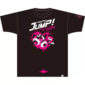 五月天/[Re: Live] Jump! 爆炸心心黑T-L