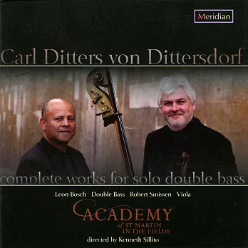 迪特斯朵夫：為低音提琴主奏的作品全集／里昂‧波許專輯8 / 里昂‧波許 (CD)