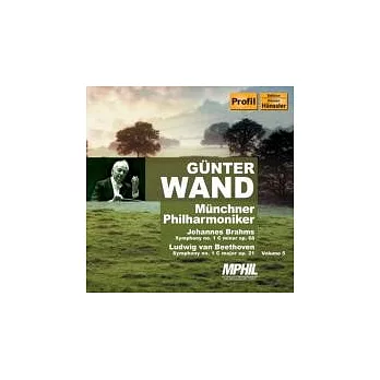 慕尼黑愛樂系列5-布拉姆斯、貝多芬：第一號交響曲/ 汪德指揮慕尼黑愛樂 (CD)