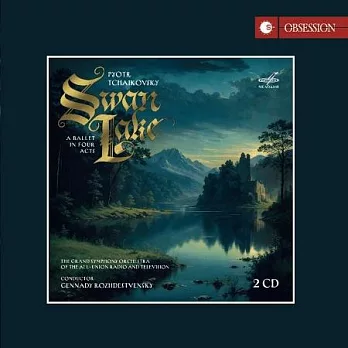 柴可夫斯基: 芭蕾舞劇《天鵝湖》(原典全曲版) / 小提琴 / 豎琴 / 大提琴 / 小號 / 羅日傑斯特文斯基 / 前蘇聯廣電交響管弦樂團 (日本製作) (2CD)