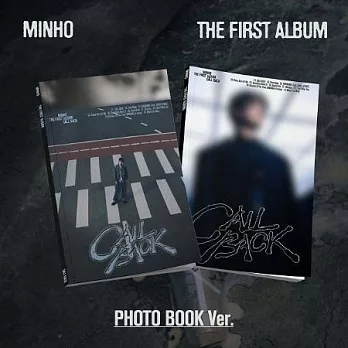 MINHO 珉豪 / 首張正規專輯 ’CALL BACK’ (Photo Book Ver.)【封面2款】
