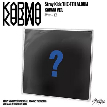 STRAY KIDS - 4TH ALBUM [KARMA] 正規四輯【COMPACT版】(韓國進口版)