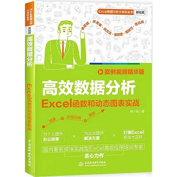 高效數據分析：Excel函數和動態圖表實戰（案例視頻精華版）