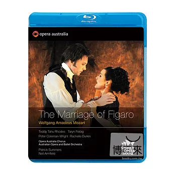 雪梨歌劇院系列《莫札特：費加洛婚禮》/派崔克o桑默斯(指揮)澳洲歌劇院暨芭蕾管弦樂團、澳洲歌劇院合唱團 (藍光BD)