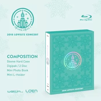 LOVELYZ - 2018 LOVELYZ CONCERT [Lovers of Winter Country 2] 2BD (韓國進口版)