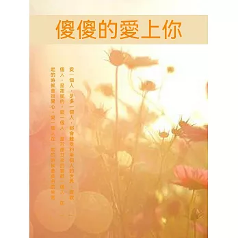 傻傻的愛上你 (電子書)