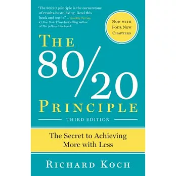 The 80/20 Principle: The Secret to Success by Achieving More With Less