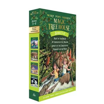 神奇樹屋 5-8集盒裝英文故事書 Magic Tree House Volumes 5-8 Boxed Set