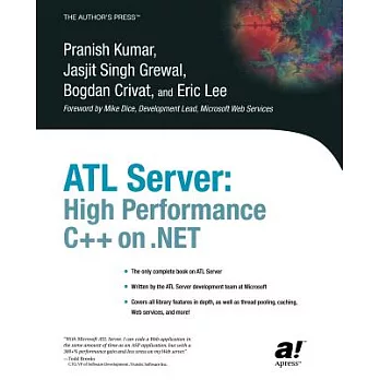 博客來-Alt Server: High Performance C++ on .Net