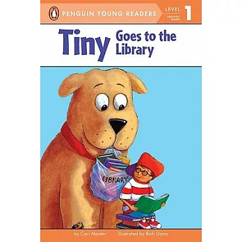 Tiny goes to the library /