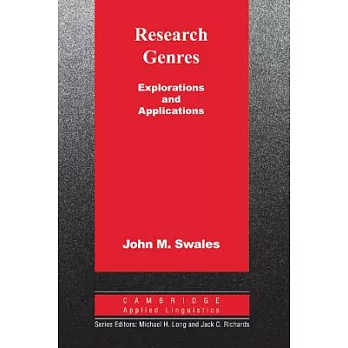 Research Genres: Explorations and Applications