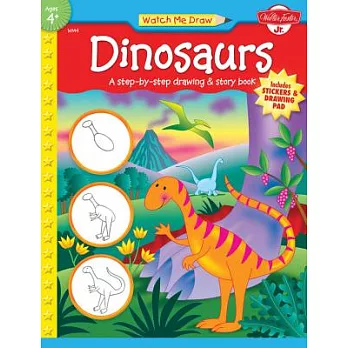 Dinosaurs: A Step-by-step Drawing & Story Book