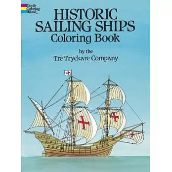 Historic Sailing Ships Coloring Book