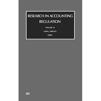 Research in Accounting Regulation
