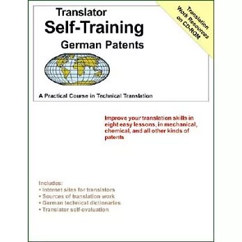 Translator Self-training German Patents Edition