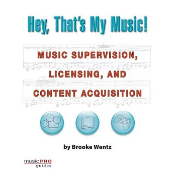 Hey, That’s My Music!: Music Supervision, Licensing and Content Acquisition
