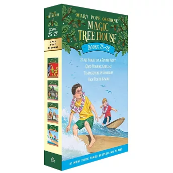 神奇樹屋25-28集完整版故事英文朗讀CD（不附書，作者親自朗讀）Magic Tree House Collection: