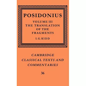 Posidonius: The Translation of the Fragments