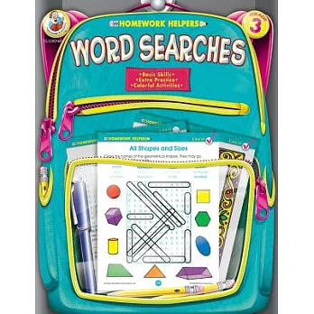 Homework Helpers Word Searches Grade 3