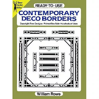 Ready-To-Use Contemporary Deco Borders