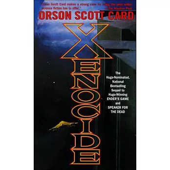 Book cover with Asian characters and Xenocide title
