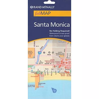 Rand Mcnally Fabric Santa Monica, California
