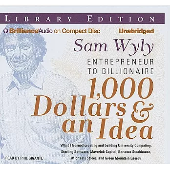 1,000 Dollars and an Idea: What I Learned Creating and Building University Computing, Sterling Software, Bonanza Steakhouse, Mic