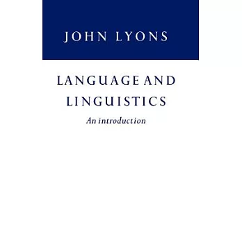 Language and lingusitics :  an introduction /