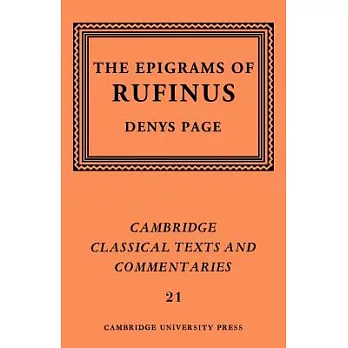Rufinus: The Epigrams of Rufinus