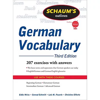 Schaum’s Outline of German Vocabulary