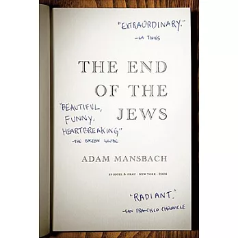 The End of the Jews